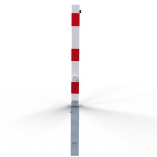 Absperrpfosten Ø 70 x 70mm, eckig, Überflur 900mm
