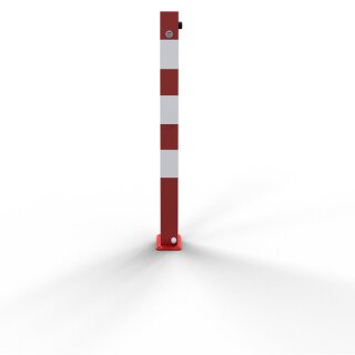 Absperrpfosten Ø 70 x 70mm, eckig, Überflur 900mm