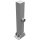 Absperrpfosten Ø 70 x 70mm, eckig, Überflur 500mm