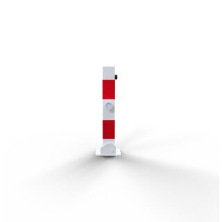 Absperrpfosten Ø 70 x 70mm, eckig, Überflur 500mm