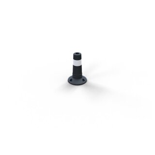 Flexipfosten Höhe 300mm, schwarz/weiß