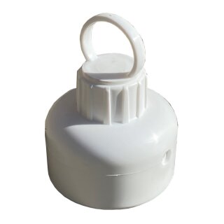 Adapter für Schrauböse in weiß