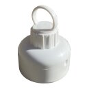 Adapter für Schrauböse in weiß