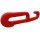 Hakenglied aus Kunststoff, rot, 6 mm