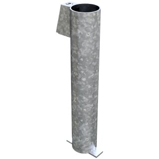 Bodenhülse mit feststellvorrichtung für Ø 60mm Rohrpfosten