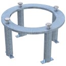 Bodenanker für Inselpfosten