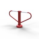 Anfahrsichere Parkplatzsperre umlegbar mit...