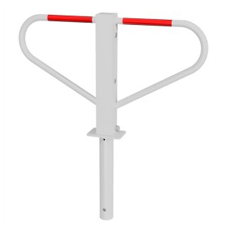 Parkplatzsperre umlegbar mit Rundzylinder