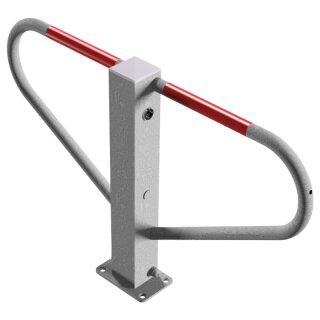 Parkplatzsperre umlegbar mit Dreikantverschluss