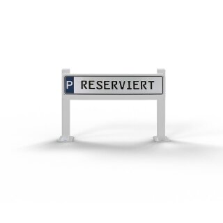 Haltevorrichtung für Parkplatzbeschilderung für Dübelbefestigung