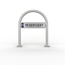 Runbügel für Parkplatzbeschilderung für...