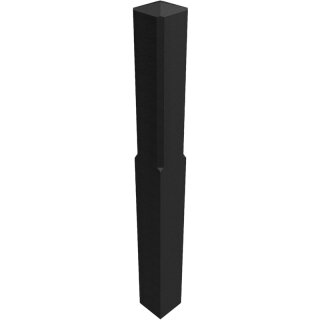 Recyclingpfosten Vierkantpfosten 140 x 140 mm, Länge 1400 mm