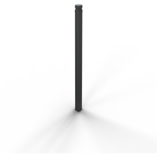 Stilpoller Stahl Anthrazitgrau RAL 7016, Rund Ø60mm, Länge 1400mm