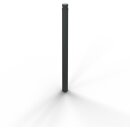 Stilpoller Stahl Anthrazitgrau RAL 7016, Rund...