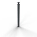 Stilpoller Stahl Anthrazitgrau RAL 7016, Rund...