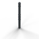 Stilpoller Stahl Anthrazitgrau RAL 7016, Rund Ø...