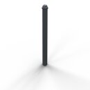 Stilpoller Stahl Anthrazitgrau RAL 7016, Rund Ø...