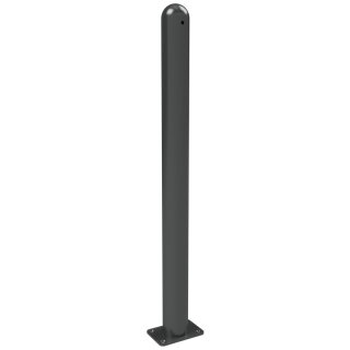 Stilpoller Stahl Anthrazitgrau RAL 7016, Rund Ø 76 mm, Überflur 950 mm