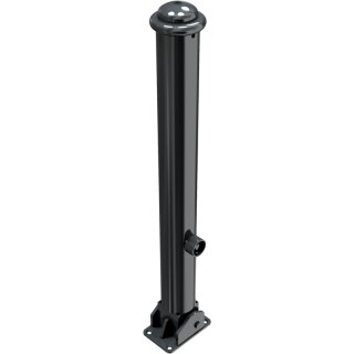 Stilpoller Stahl Anthrazitgrau RAL 7016, Rund Ø 82 mm, Überflur 800 mm