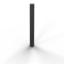 Stilpoller Stahl Anthrazitgrau RAL 7016, Rund Ø 82...