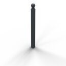 Stilpoller Stahl Anthrazitgrau RAL 9005, Rund Ø 82...