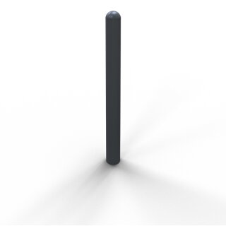 Stilpoller Stahl Anthrazitgrau RAL 7016, Rund Ø 89 mm, Länge 1300 mm