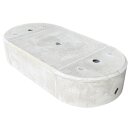 Fertigfundament | Verkehrsinsel | 120 x 60 x 25cm abgerundet