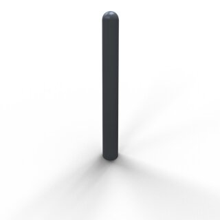 Stilpoller Stahl Anthrazitgrau RAL 7016, Rund Ø 102 mm, Länge 1300