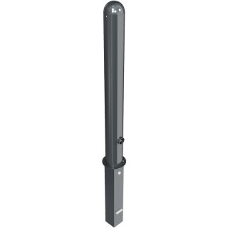 Stilpoller Stahl Anthrazitgrau RAL 7016, Rund Ø 102 mm, Überflur 950 mm