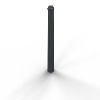 Stilpoller Stahl Anthrazitgrau RAL 7016, Rund Ø 102 mm, Überflur 950 mm