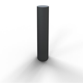 Stilpoller Stahl Anthrazitgrau DB 703, Rund Ø 193 mm, Länge 1400 mm