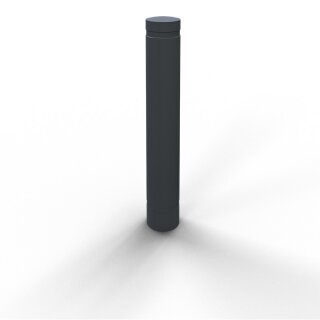 Stilpoller Stahl Anthrazitgrau RAL 7016, Rund Ø 120 mm, Länge 1050 mm