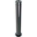 Stilpoller Aluminium Anthrazitgrau RAL 7016, Rund...