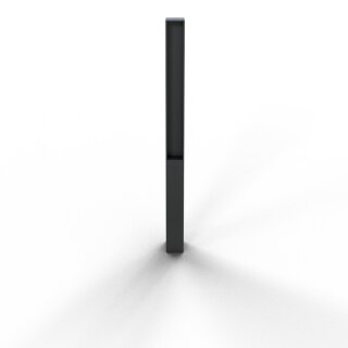 Stilpoller Stahl Anthrazitgrau DB 703, 70 x 70 mm, Länge 1300 mm