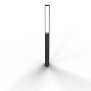 Stilpoller Stahl Anthrazitgrau DB 703, 70 x 70 mm, Länge 1300 mm