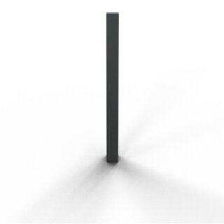 Stilpoller Stahl Anthrazitgrau DB 703, 70 x 70 mm, Länge 1300 mm