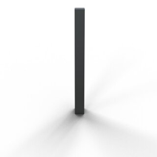 Stilpoller Stahl Anthrazitgrau DB 703, 80 x 80 mm, Länge 1300 mm