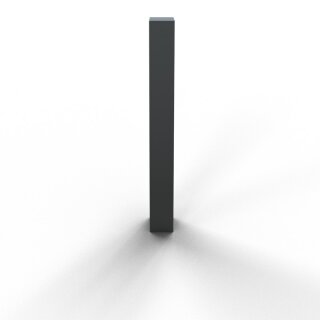 Stilpoller Stahl Anthrazitgrau DB 703, 100 x 100 mm, Länge 1200 mm