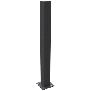 Stilpoller Stahl Anthrazitgrau DB 703, 80 x 80 mm, Überflur 900 mm