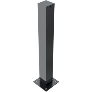 Stilpoller Stahl Anthrazitgrau DB 703, 100 x 100 mm, Überflur 900 mm