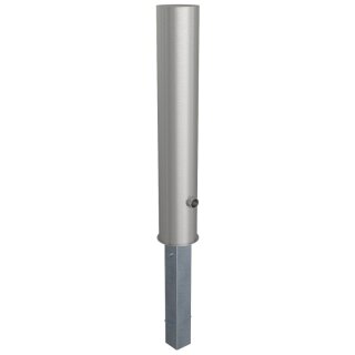 Edelstahlpfosten "geschliffen", Rund Ø 154 mm, Überflur 900 mm