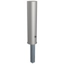 Edelstahlpfosten "geschliffen", Rund Ø...