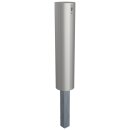Edelstahlpfosten "geschliffen", Rund Ø...