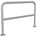 Edelstahlbügel "geschliffen", Rund...