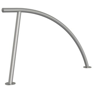 Edelstahlfahrradanlehnbügel Ø 48 mm
