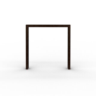 Anlehnbügel Cortenstahl Höhe = 1100 mm, Breite = 800 mm