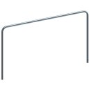 Rohrbügel Stahl, Rund Ø 48 mm, Breite 2500 mm