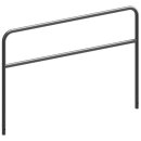 Rohrbügel Stahl, Rund Ø 48 mm, Breite 2000 mm