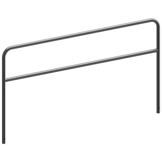 Rohrbügel Stahl, Rund Ø 48 mm, Breite 2500 mm