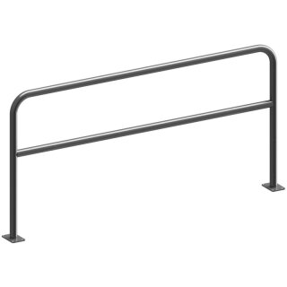 Rohrbügel Stahl, Rund Ø 48 mm, Breite 2000 mm